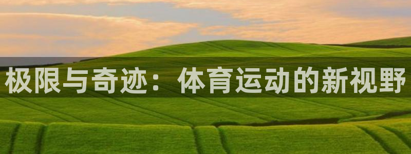 双赢平台2体育：极限与奇迹：体育运动的新视野