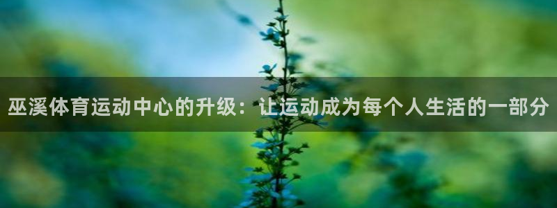 意昂平台登陆：巫溪体育运动中心的升级：让运动成为每个人生活的一部分